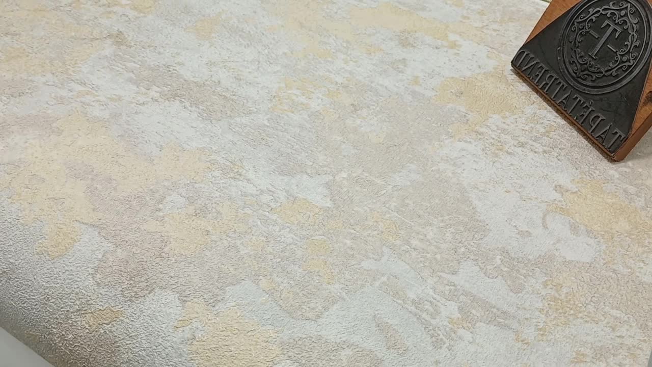 Bézs arany antik vakolat hatású vlies olasz design tapéta