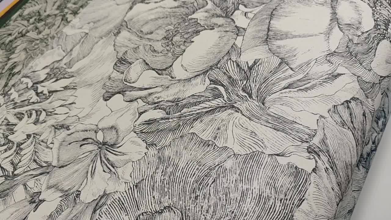 Eijffinger design tapéta fekete fehér romantikus rozsa virág mintákkal