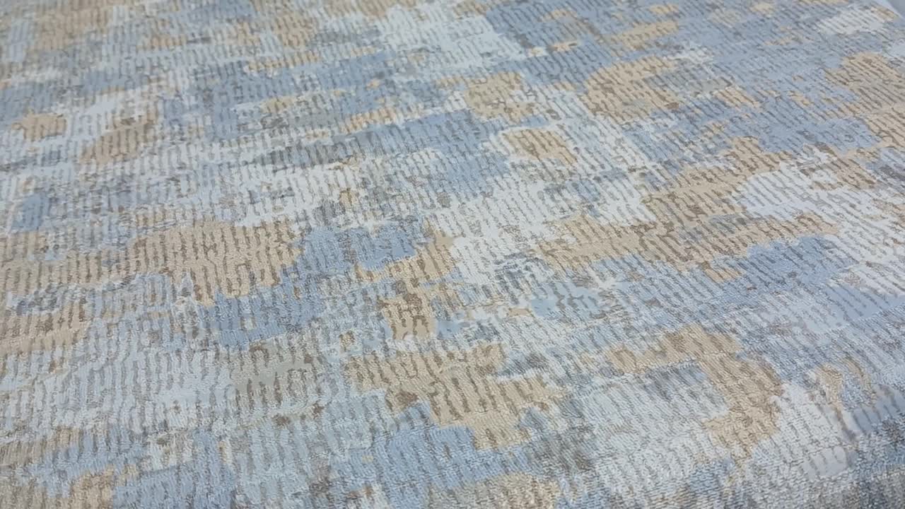 Kék arany antik koptatott hatású olasz design tapéta mosható