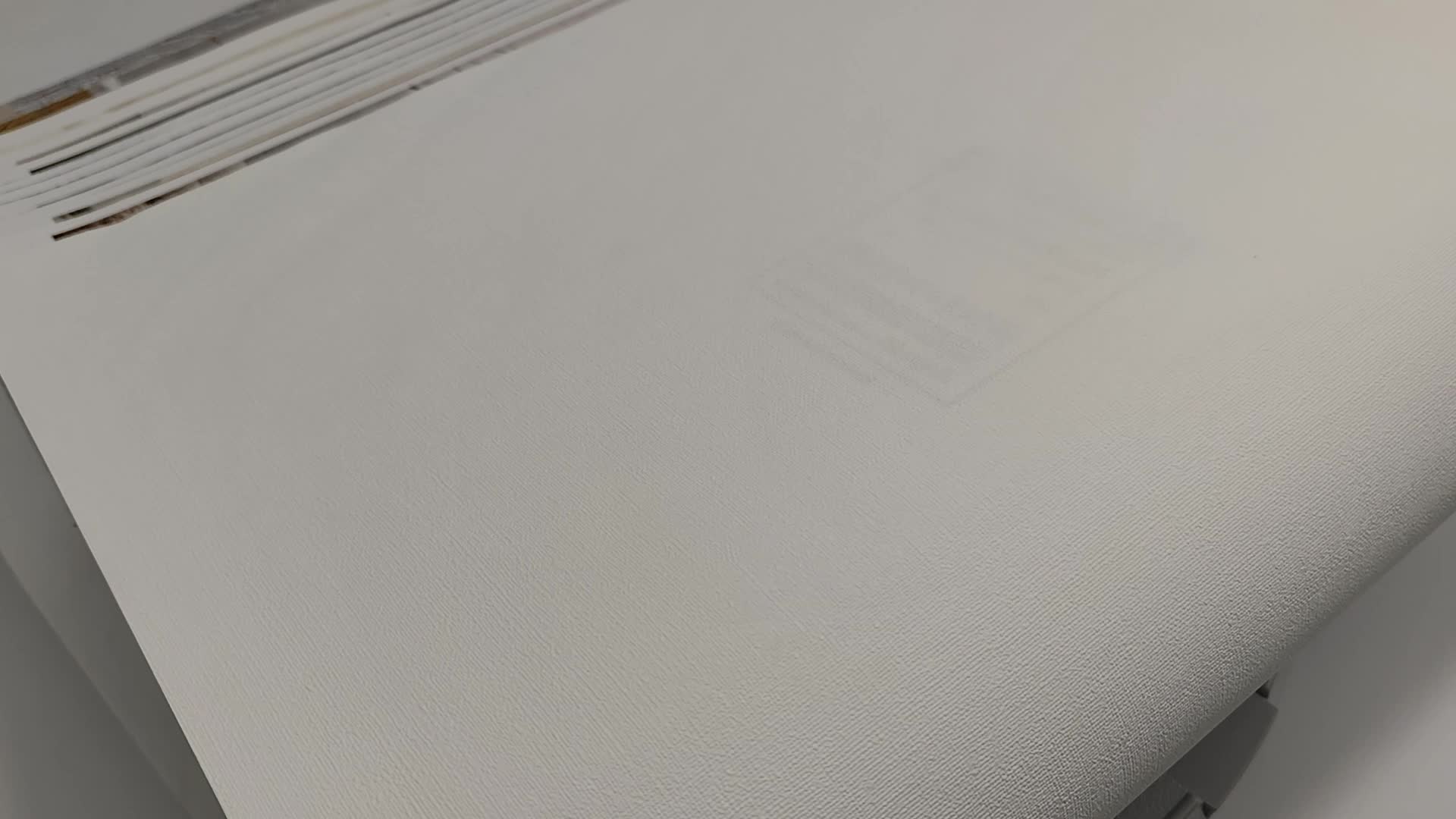 Krém fehér mosható textil hatású dekor tapéta