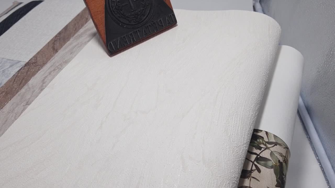 Loft hatású krém fehér színű kő mintázatú design tapéta