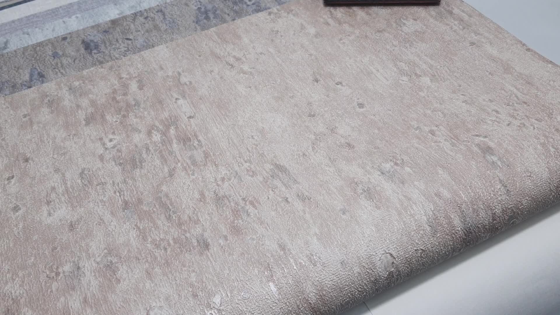 Beige struktúrált antik fal hatású mintával mosható vinyl