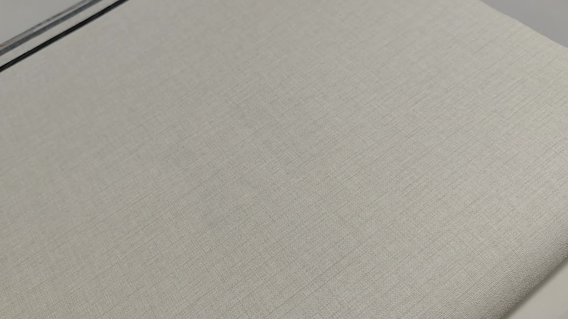 Világos drapp mosható textil hatású dekor tapéta