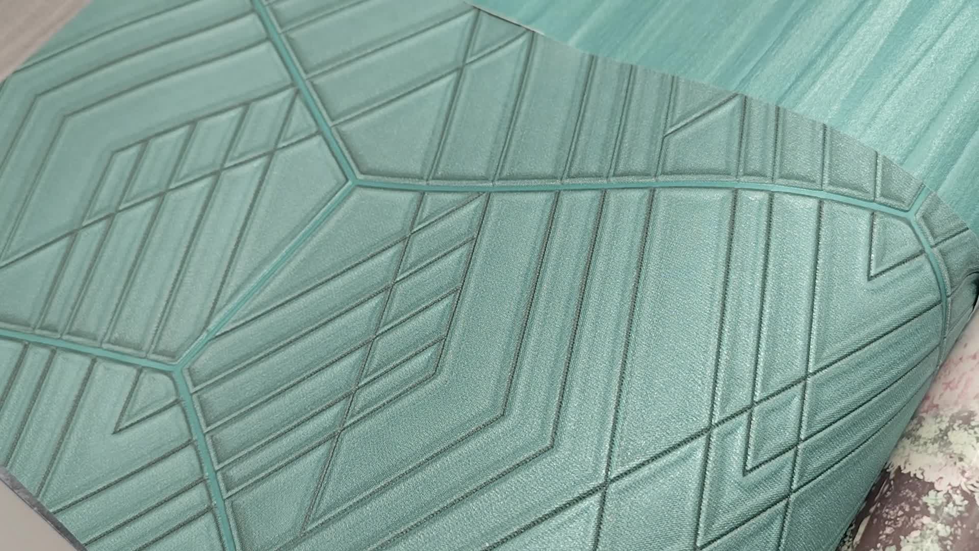 Türkíz geometrikus 70cm széles lamborghini luxus design tapéta