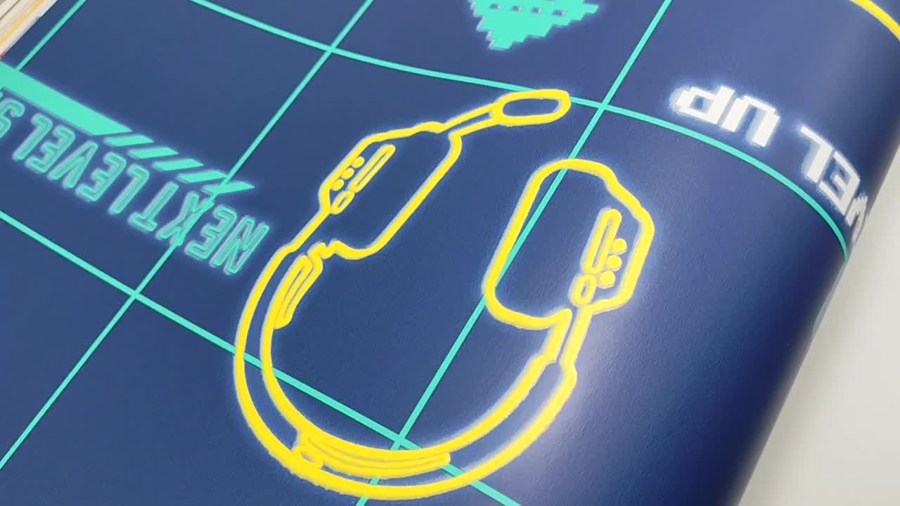 Gamer mintás design gyerektapéta