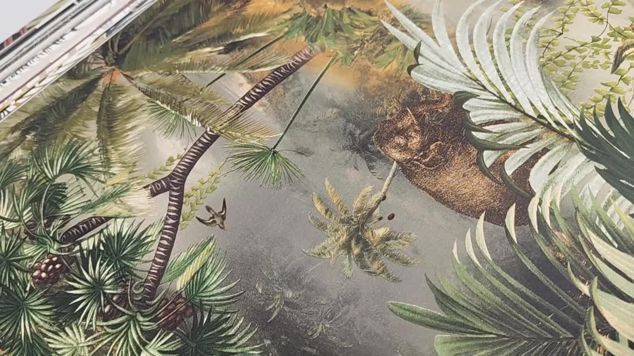 Dzsungel mintás vlies dekor tapéta