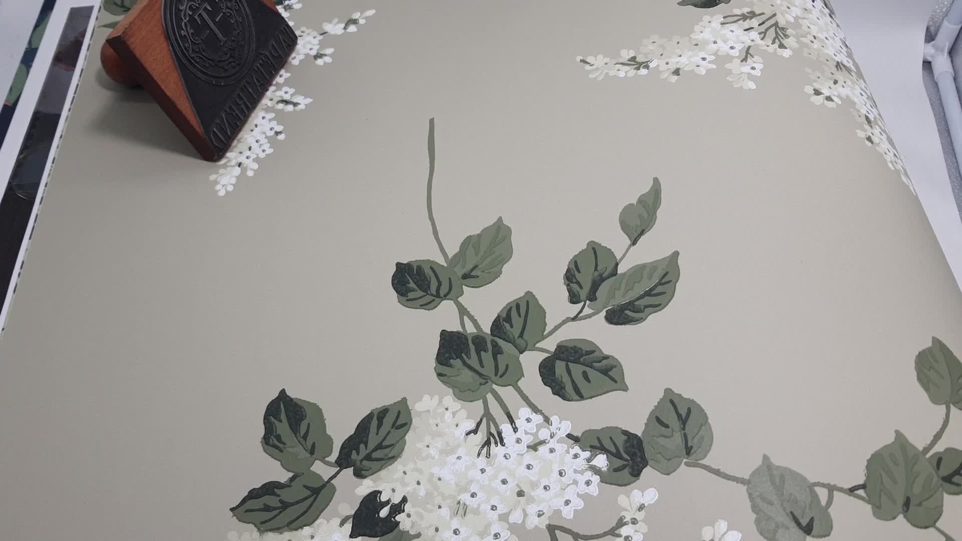 Akácvirág mintás vlies vintage design tapéta