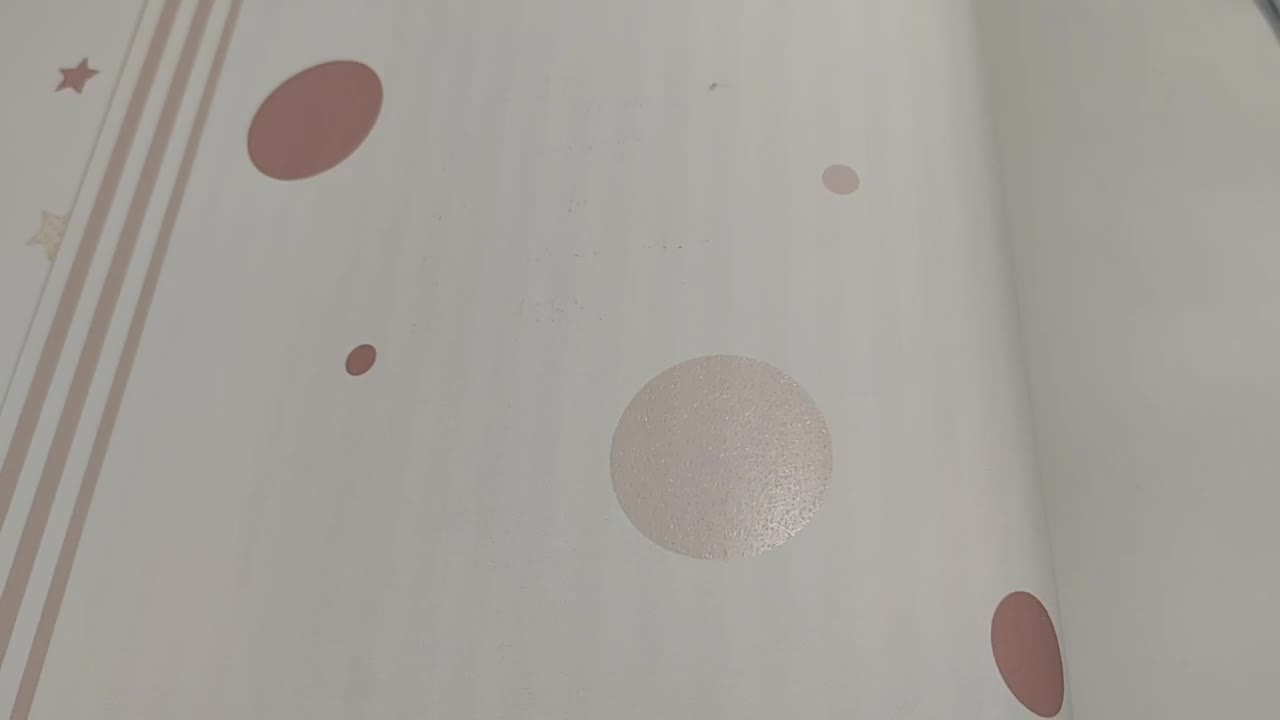 Kisebb-nagyobb pöttyös mintás púder rózsaszín gyerek design tapéta