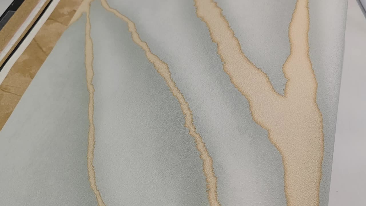 Márvány mintás halványkék design tapéta