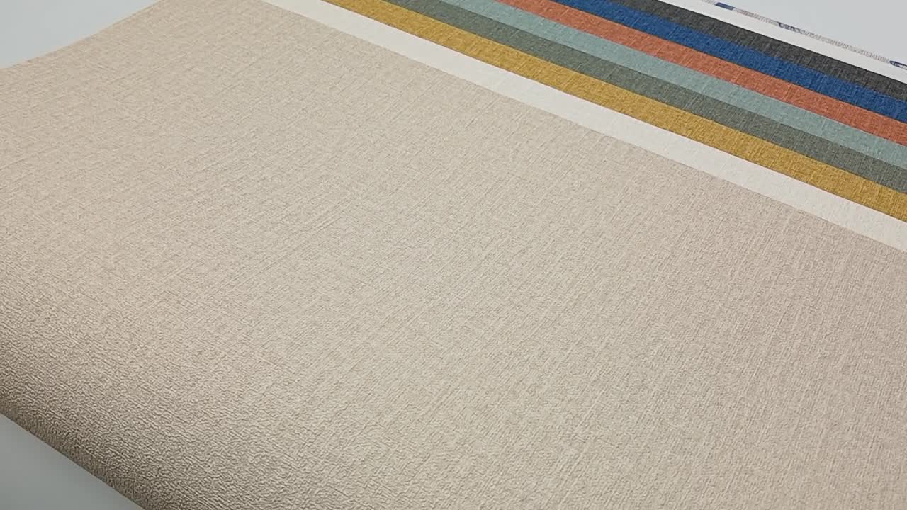 Textil hatású mosható design tapéta drapp színben