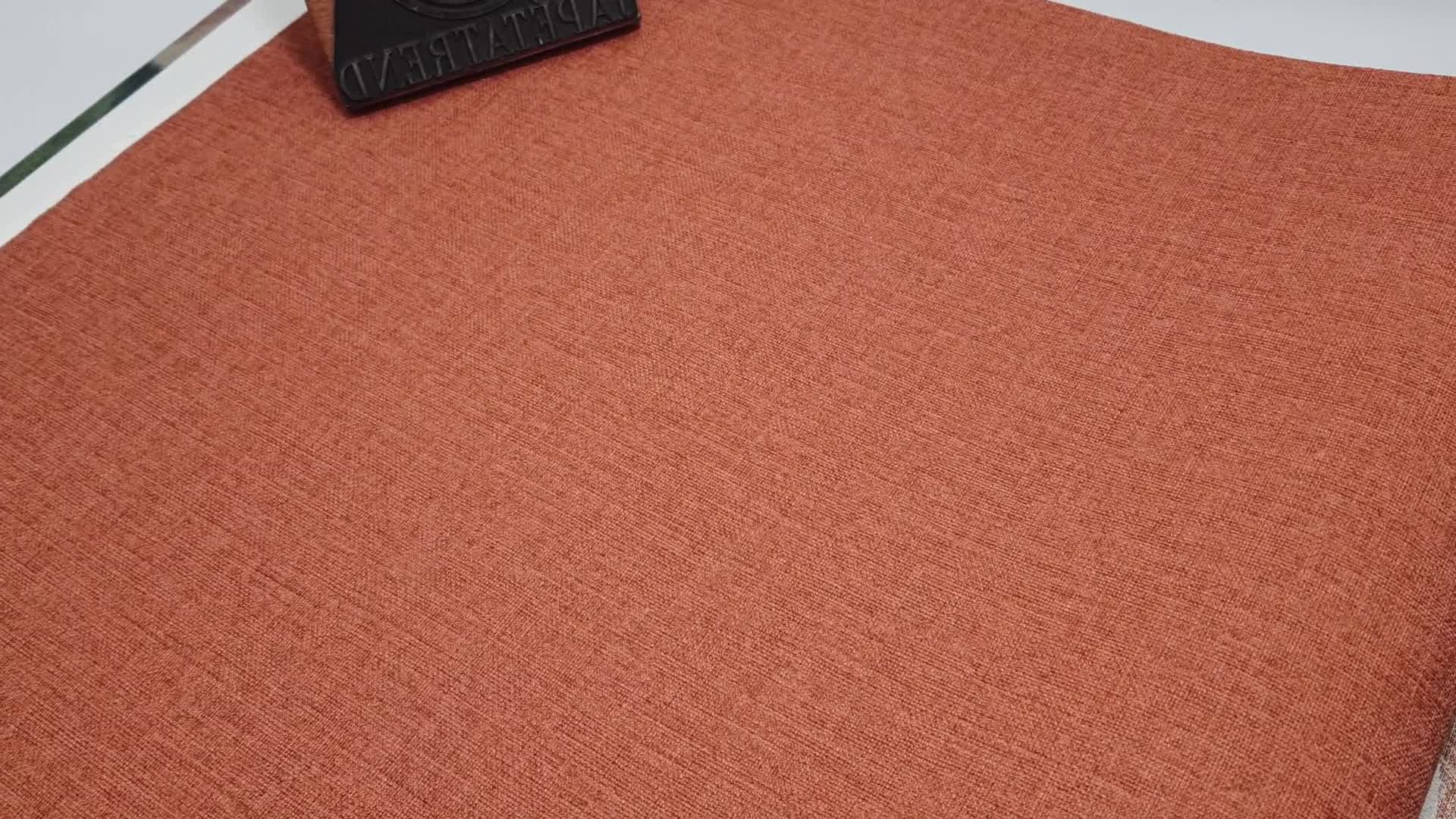 Narancssárga textil hatású vlies mosható design tapéta