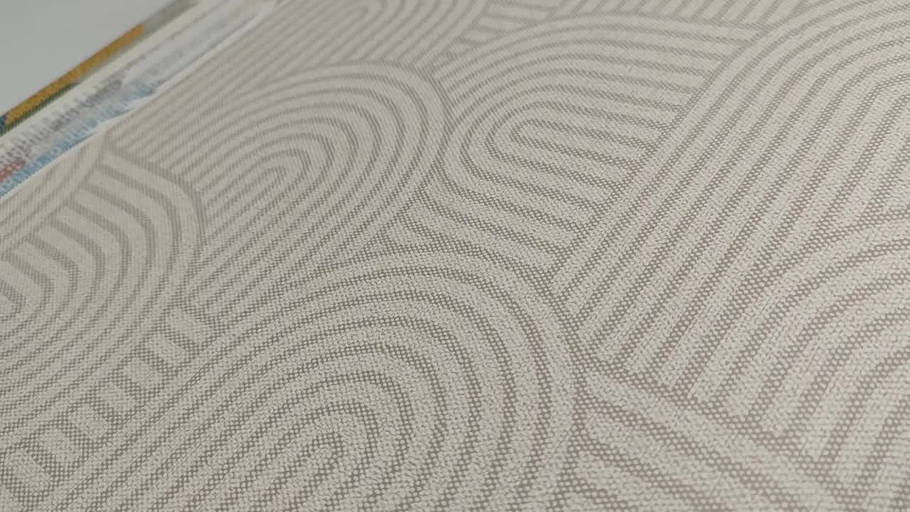 Beige geometrikus vlies dekor tapéta