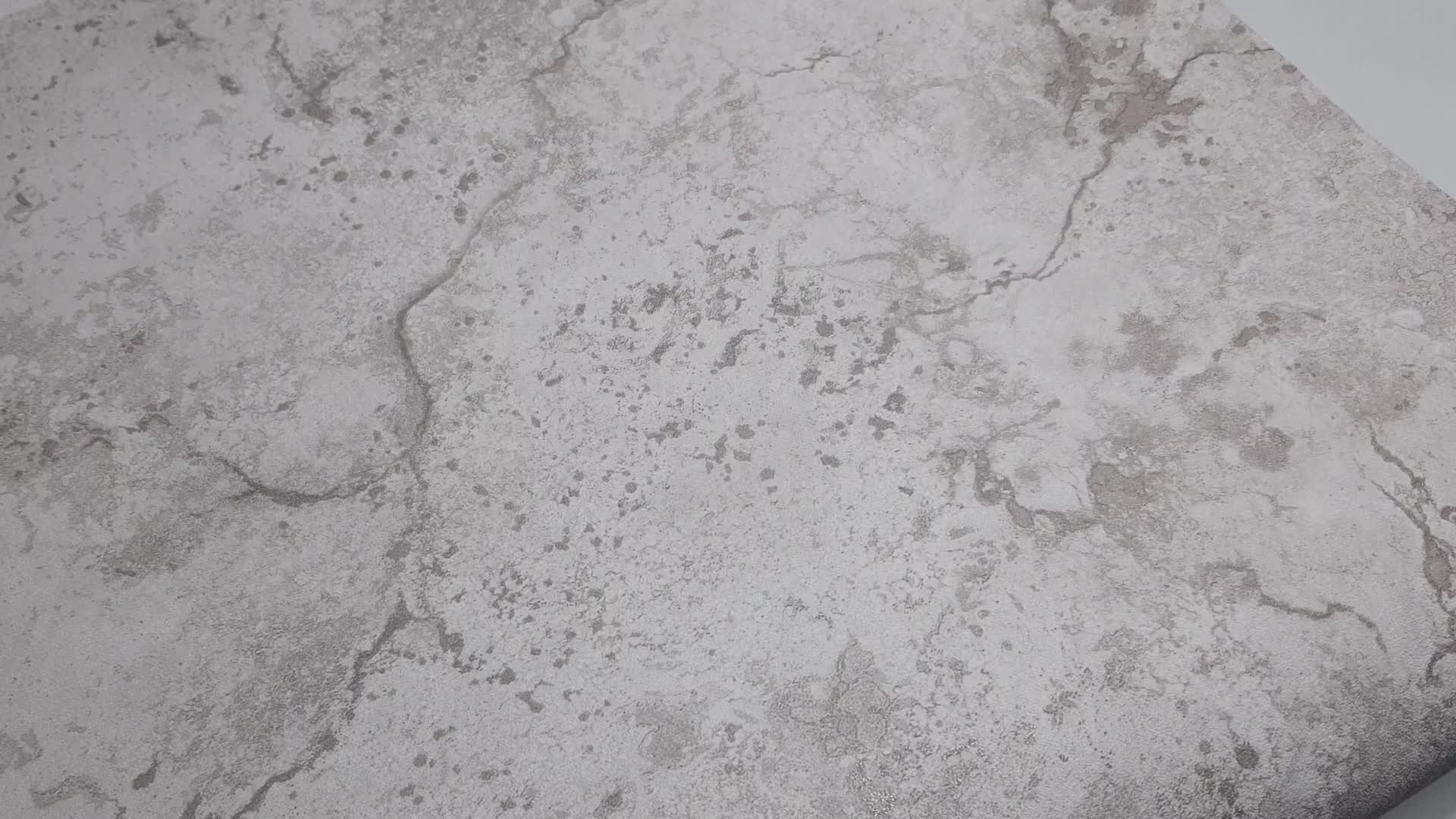 Loft stílusú koptatott beton hatású világos szürke design tapéta