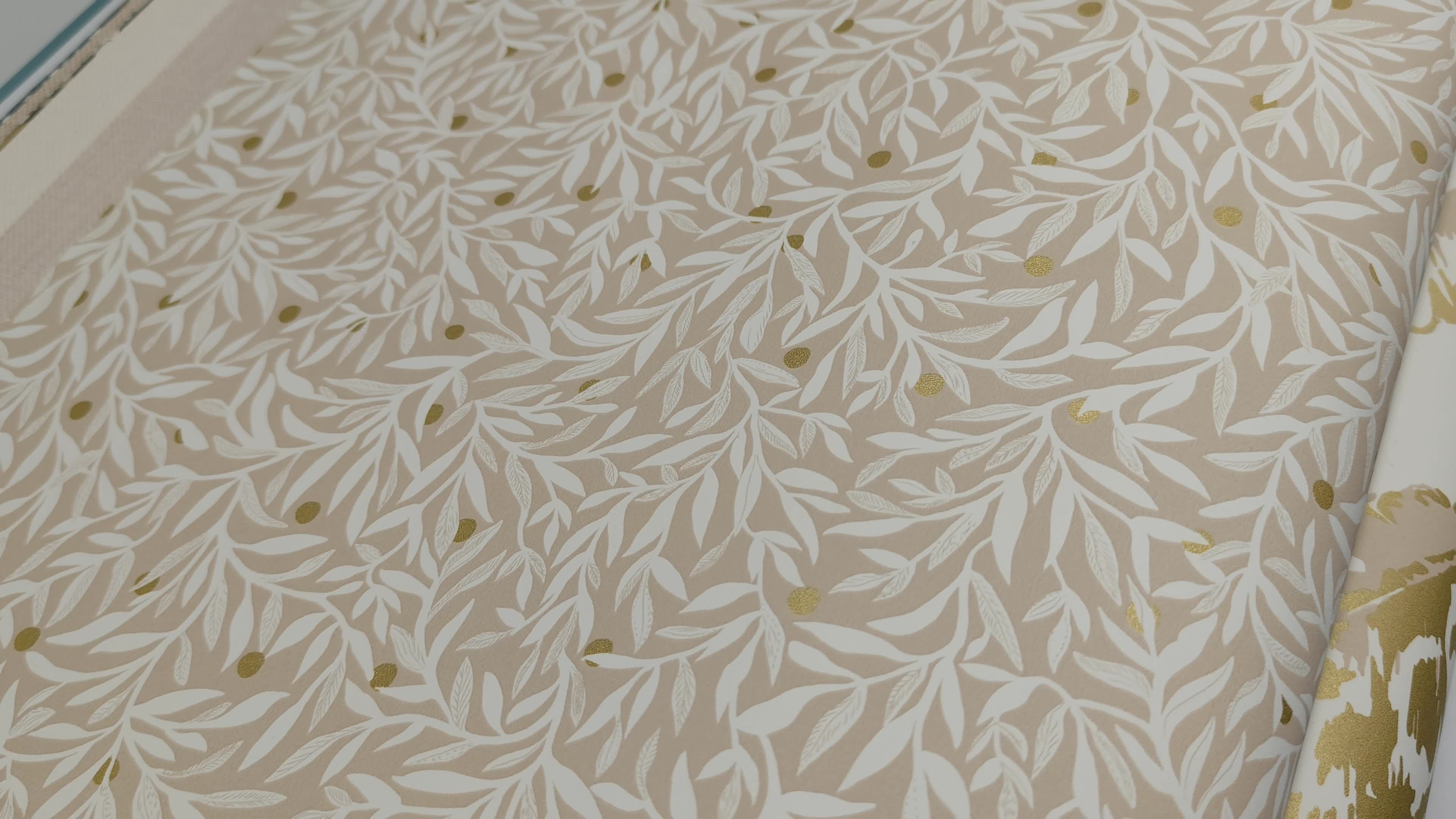 Apró sárga retro levél mintás design tapéta