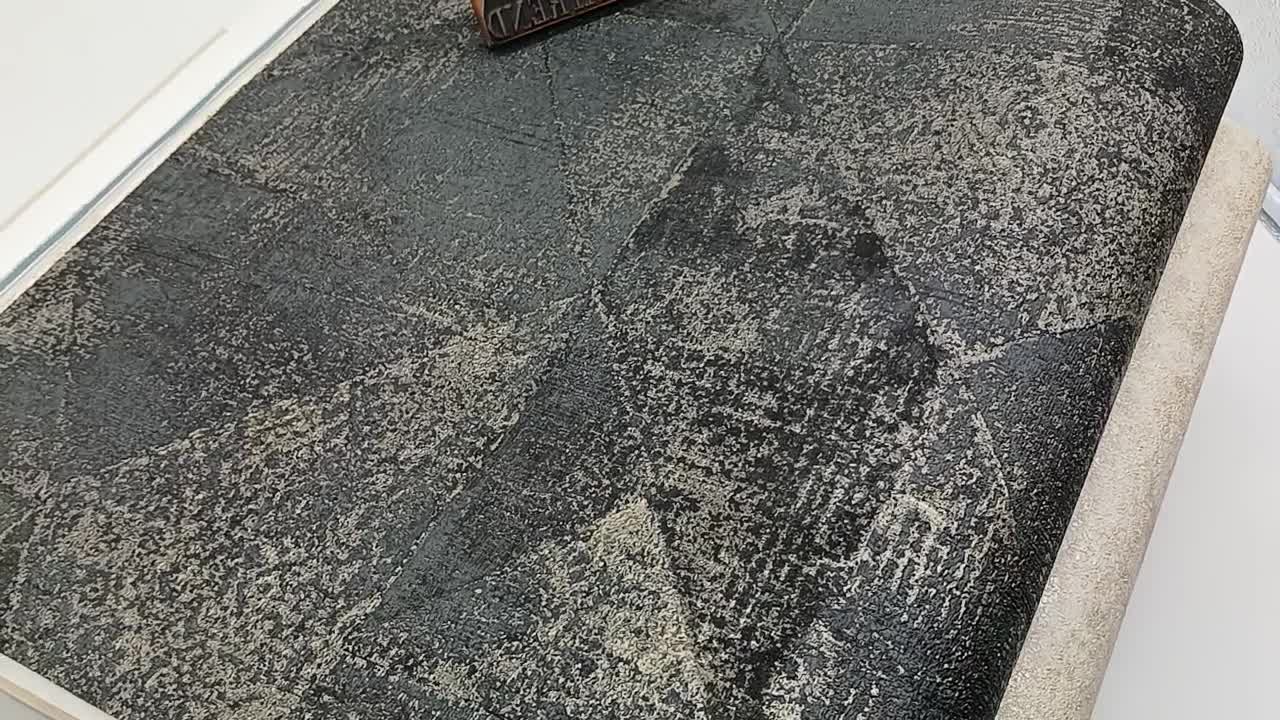 Antracit moder vinyl design tapéta