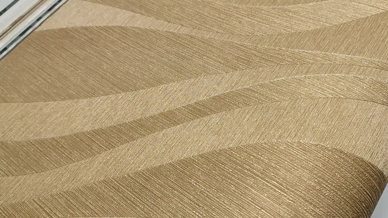 Elegáns óarany hullám mintás design tapéta