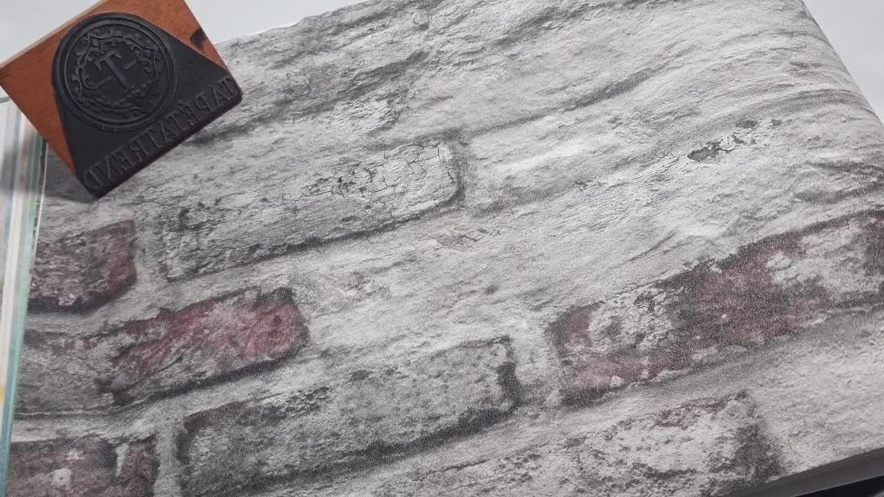 Kőfal mintás vlies vinyl mosható poszter tapéta