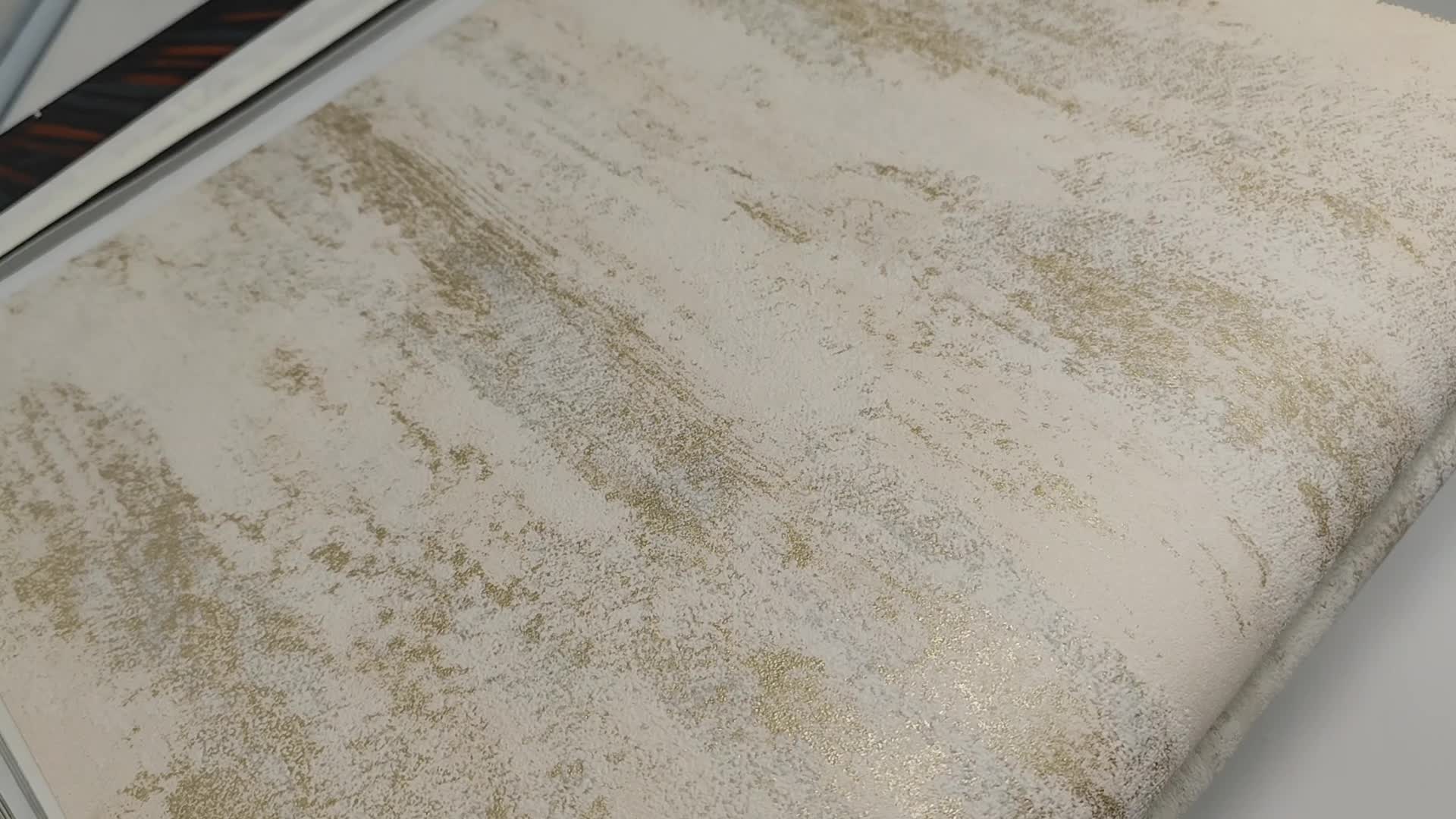 Bézs arany abszrakt mintás vlies tapéta