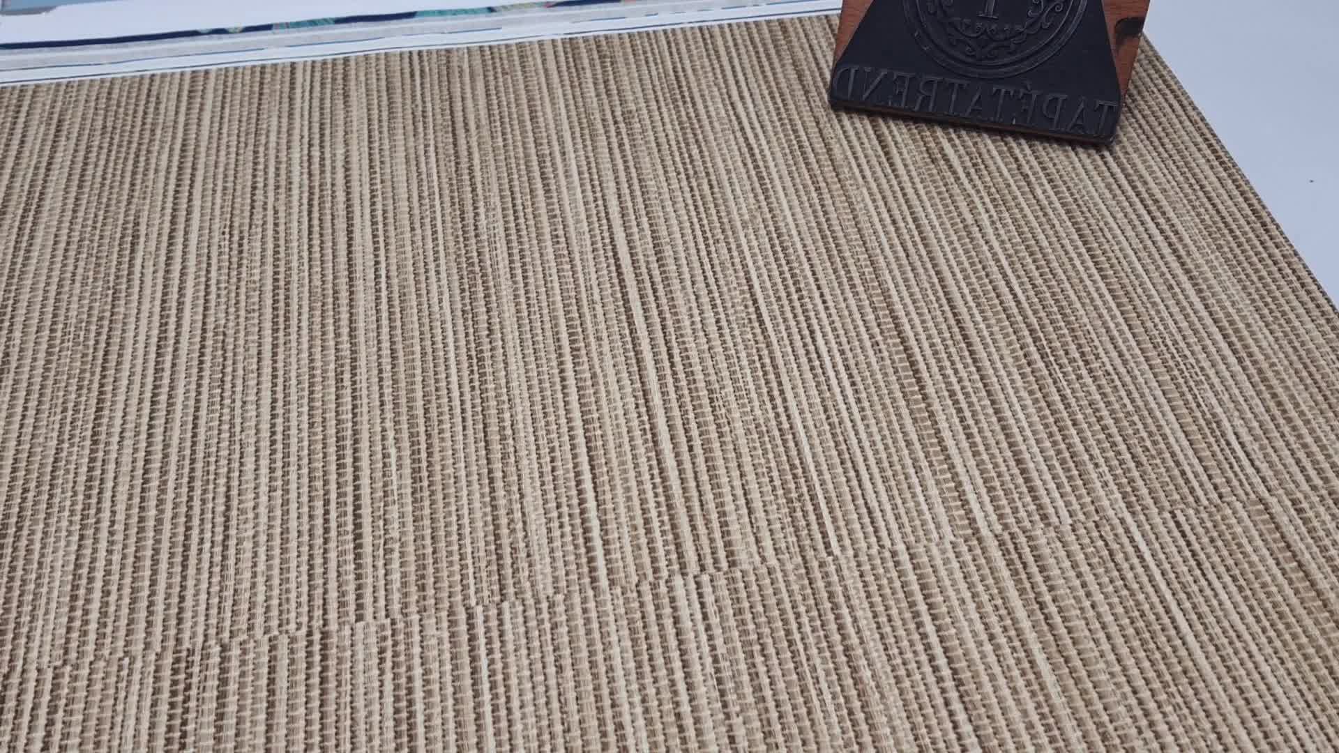 Barna textilhatású vinyl tapéta