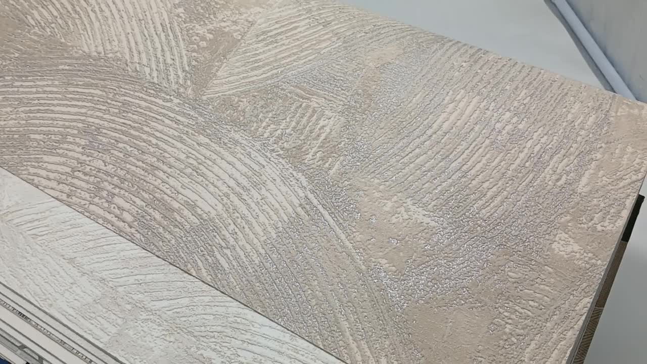 Absztrakt geometrikus dekor tapéta szürke bézs színekkel