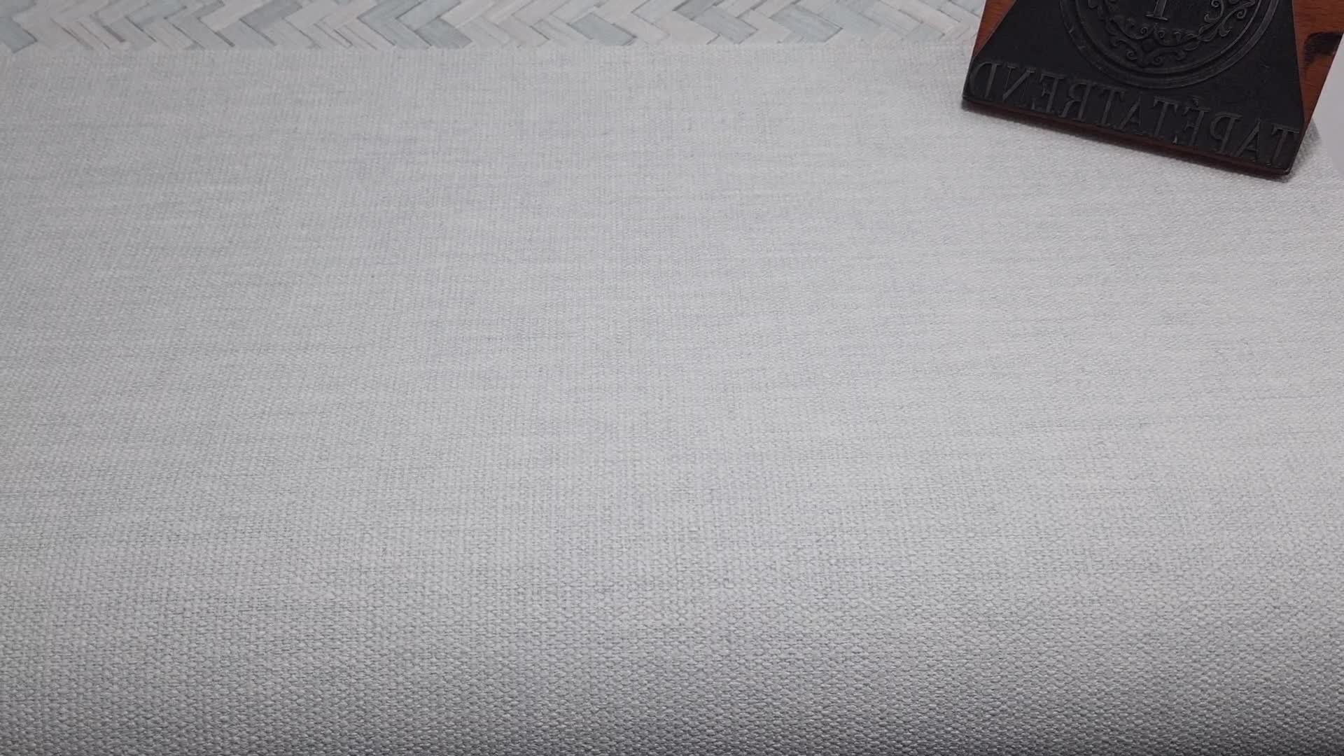 Halványkék vinyl tapéta textilhatású mintával struktúrált felülettel