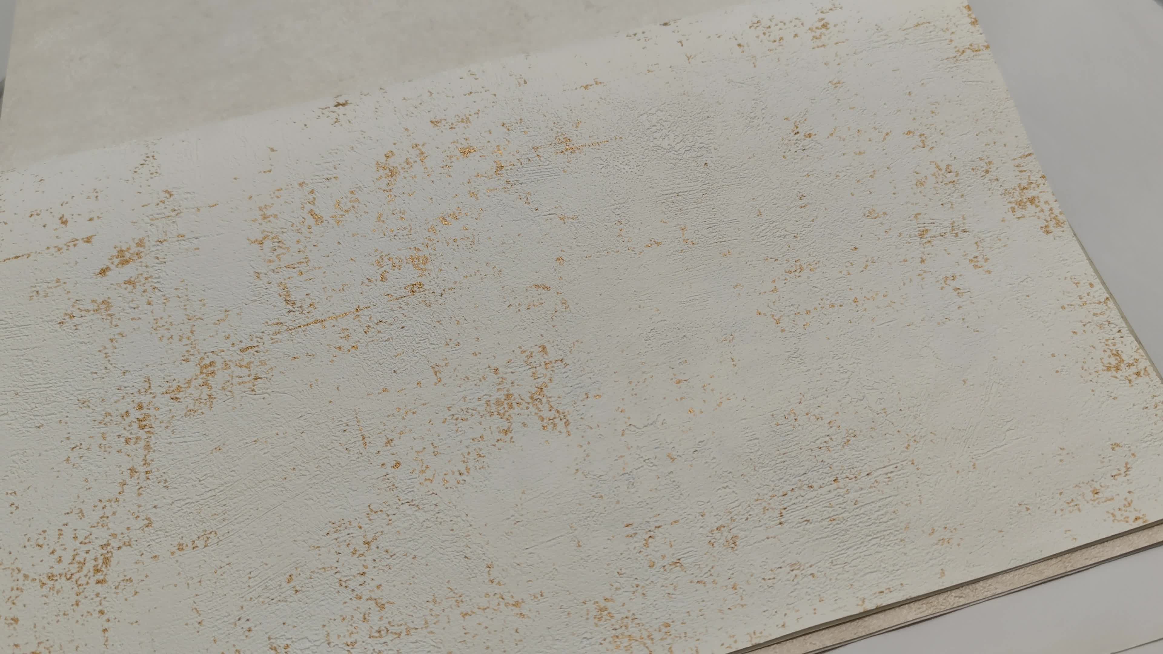 Fehér arany beton mintás vinyl tapéta