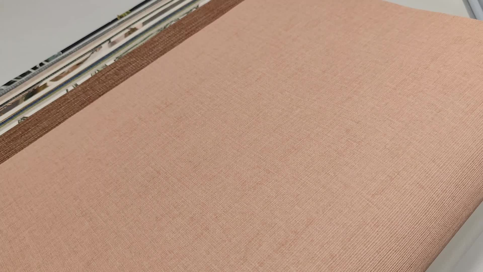 Design tapéta egyszínű rózsaszínes barackos színben