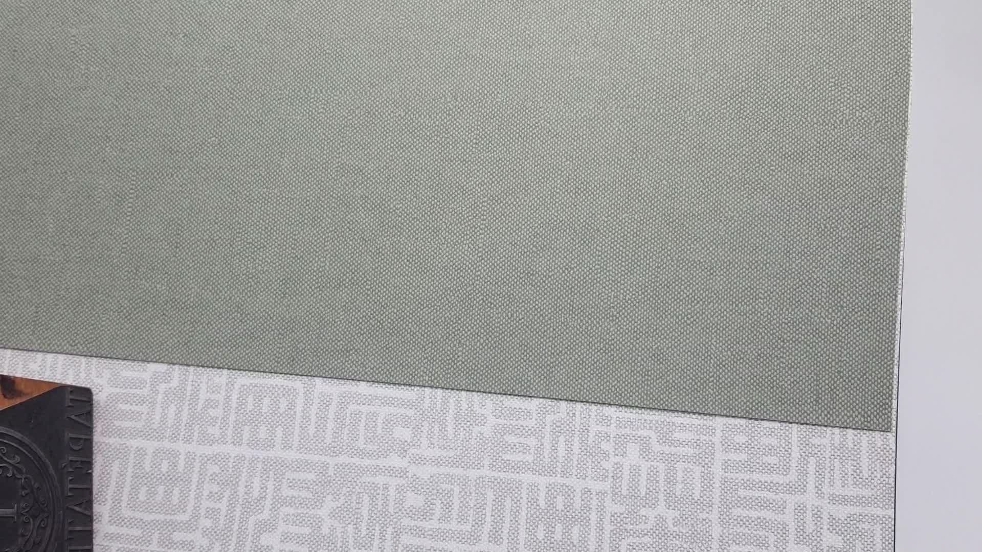 Zöld textil strukturált khroma design tapéta