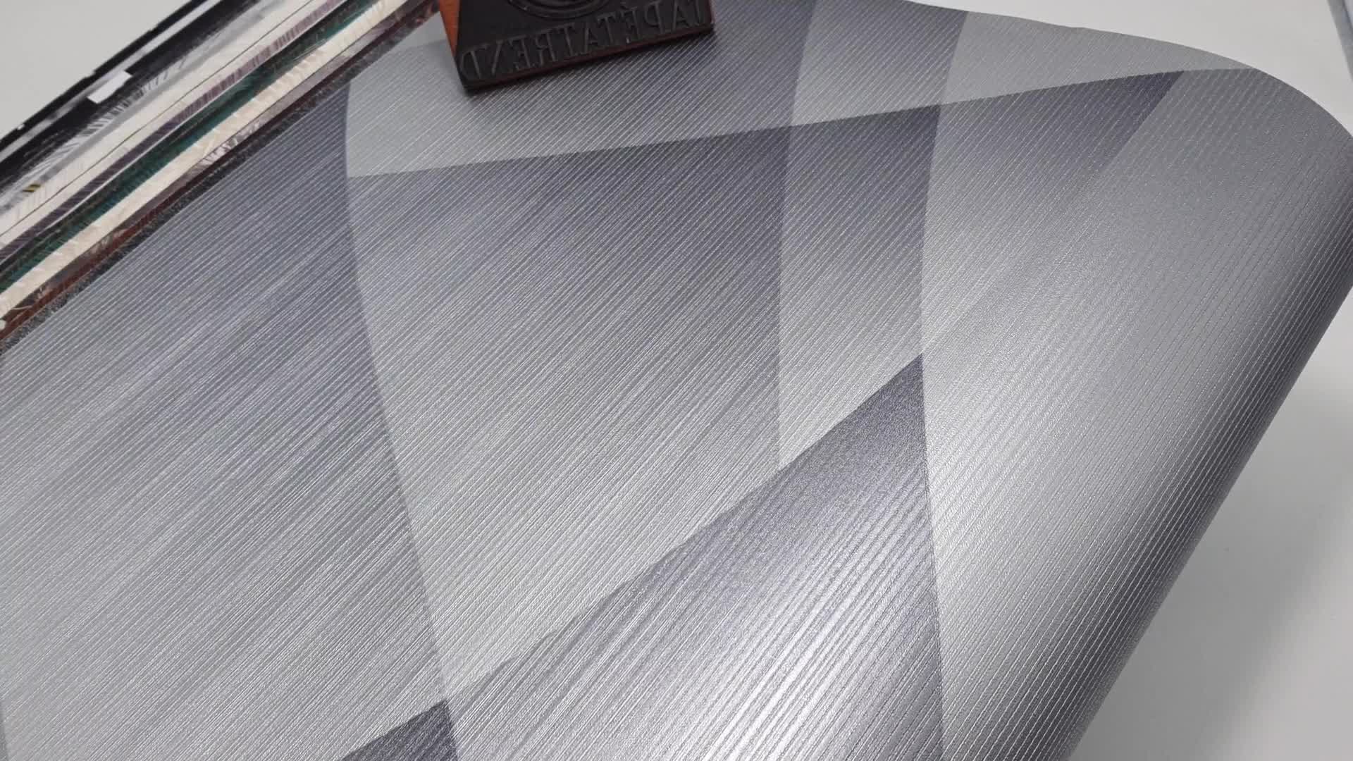 Absztrakt modern geometria mintás ezüst design tapéta