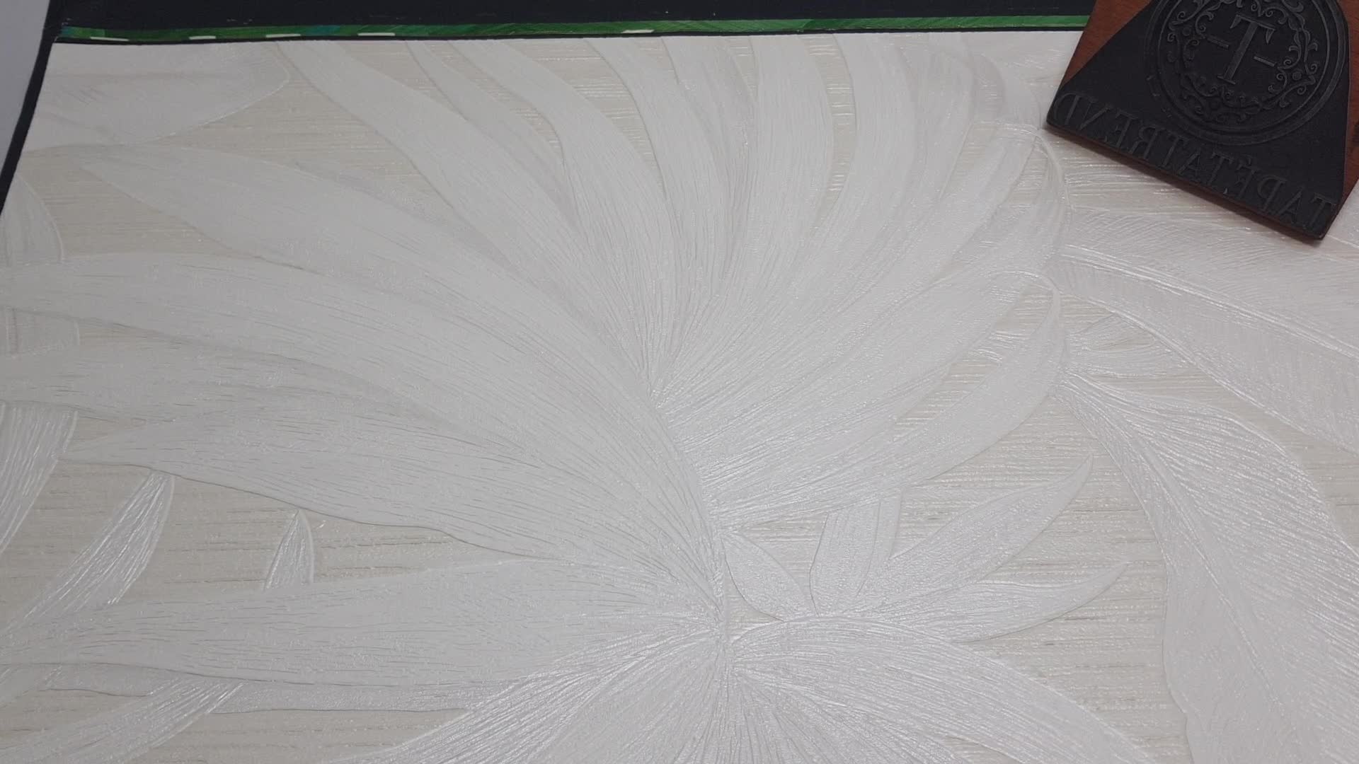 Natur pálmalevél mintás vinyl Versace design tapéta