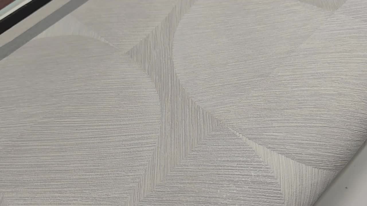 Modern stílusú design tapéta taupe geometria mintával