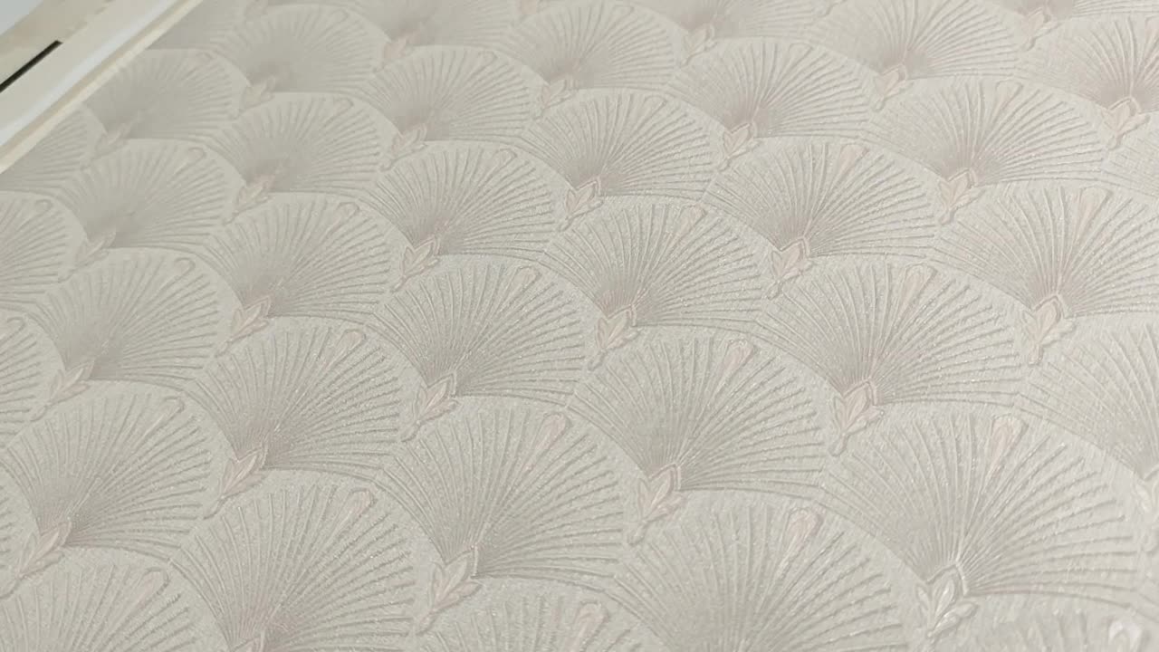 Art deco geometria mintás taupe design tapéta