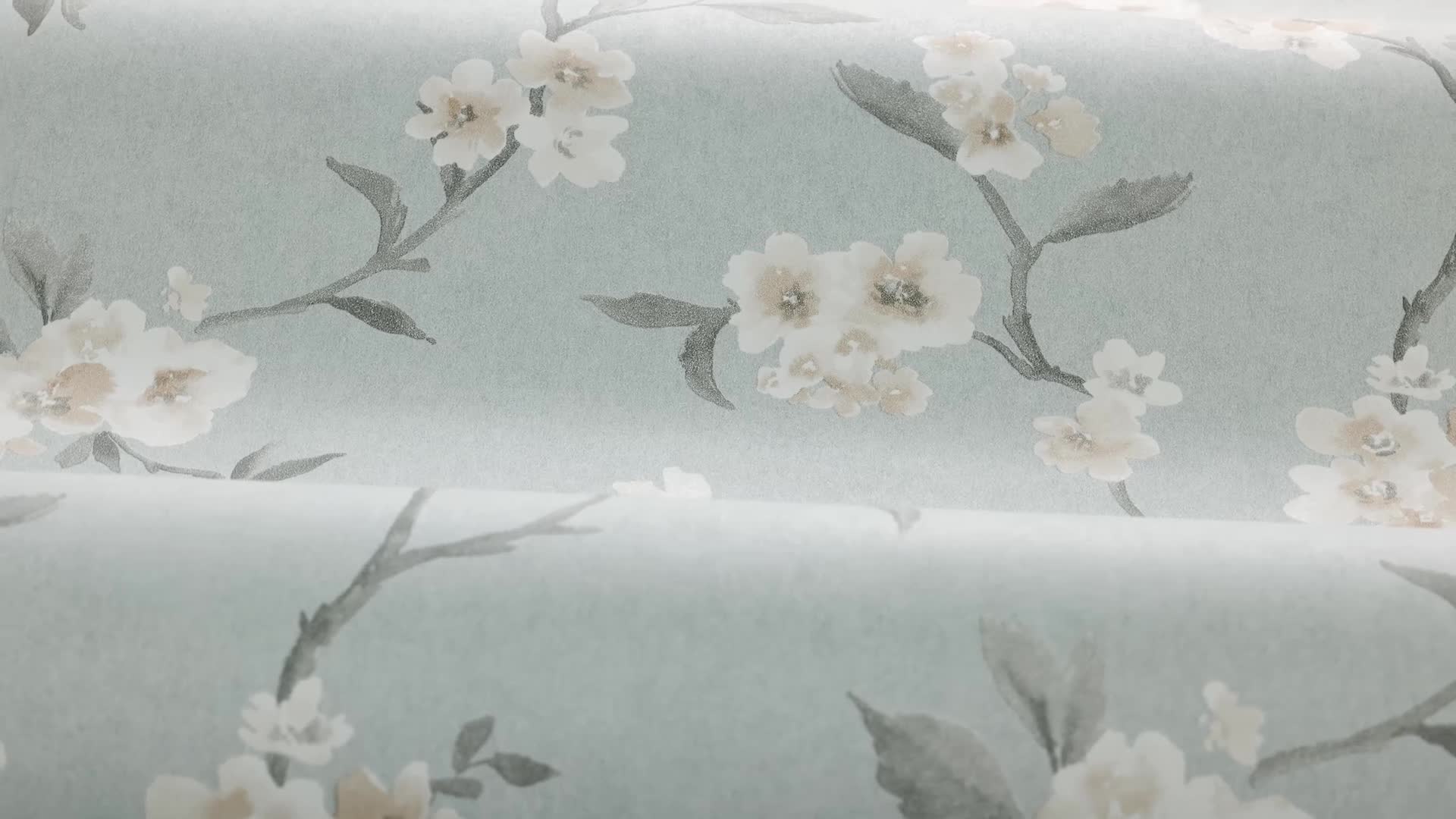 Boras design tapéta szürkéskék virágos mintával