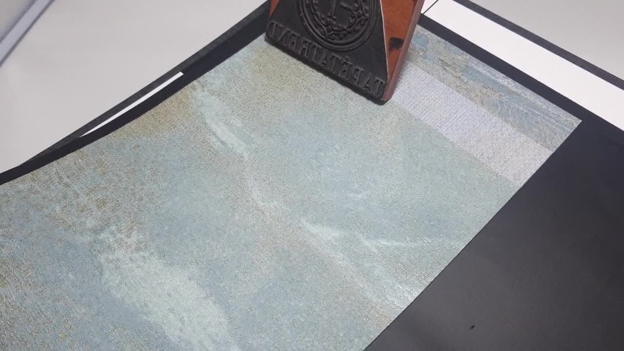 106 széles türkiz arany vinyl olasz design tapéta