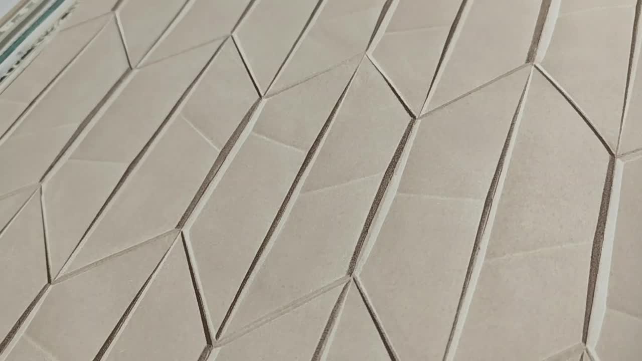 Dekor tapéta 3d térhatású geometrikus mintával