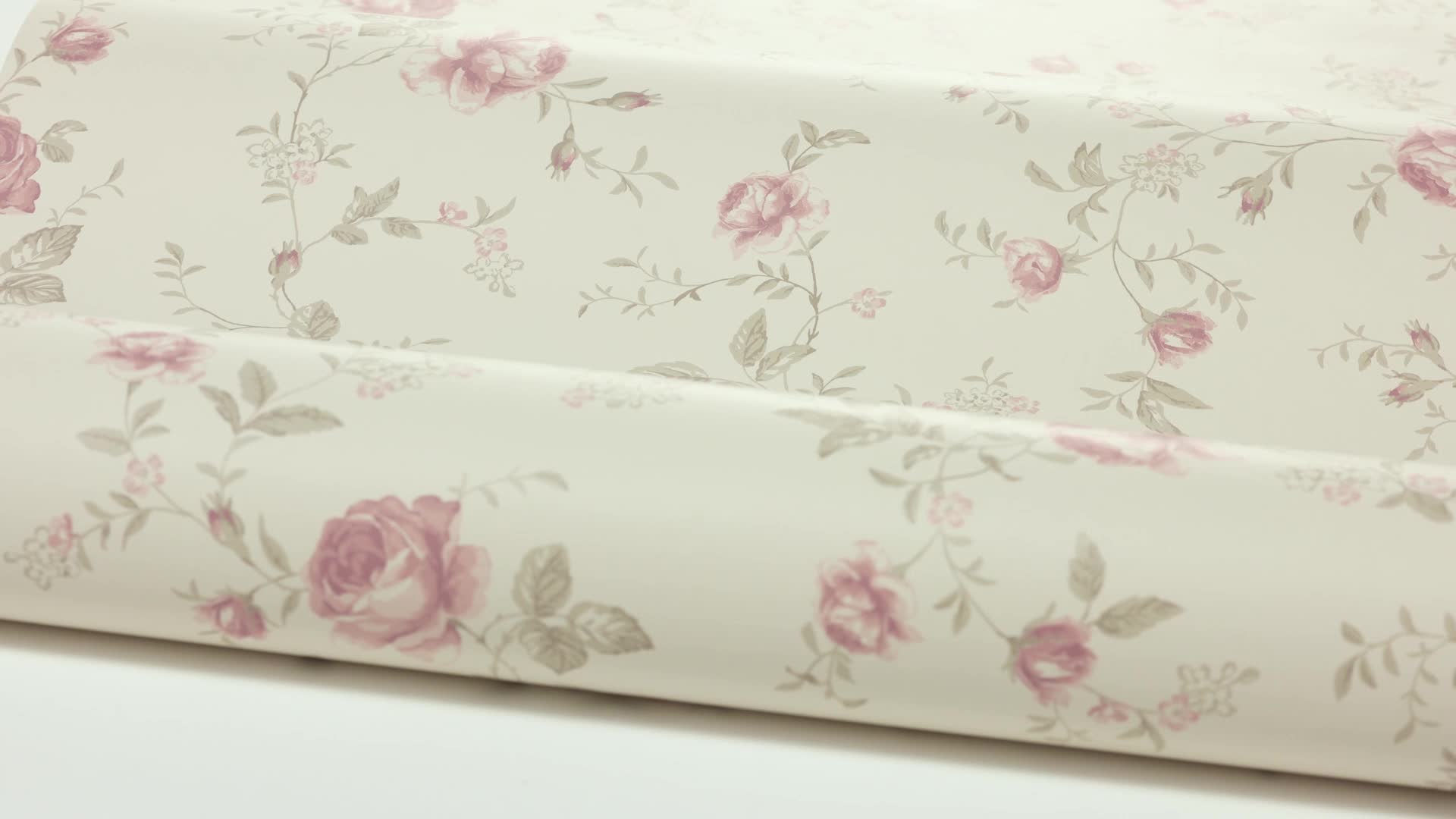 Dekor tapéta romantikus rózsa mintával