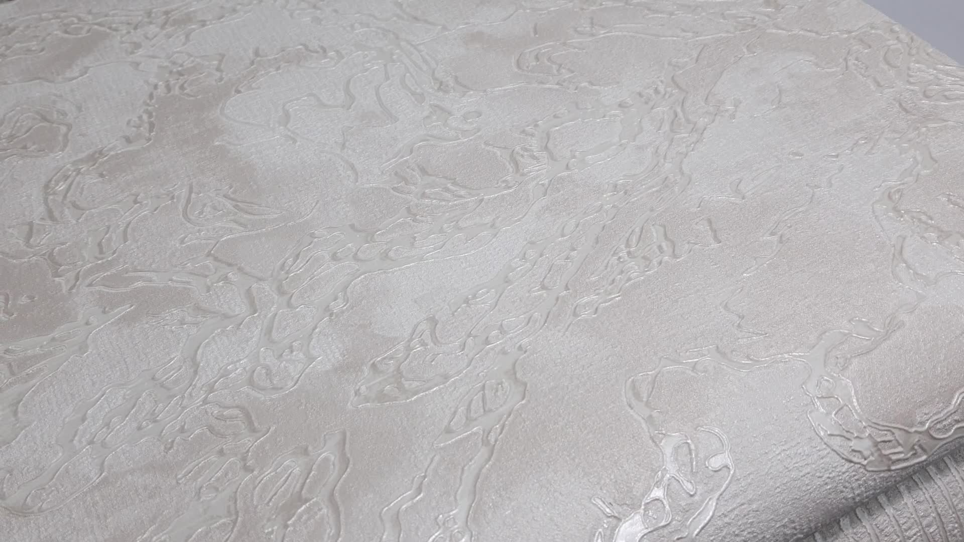 Krémszínű luxus tapéta absztrakt mintával 