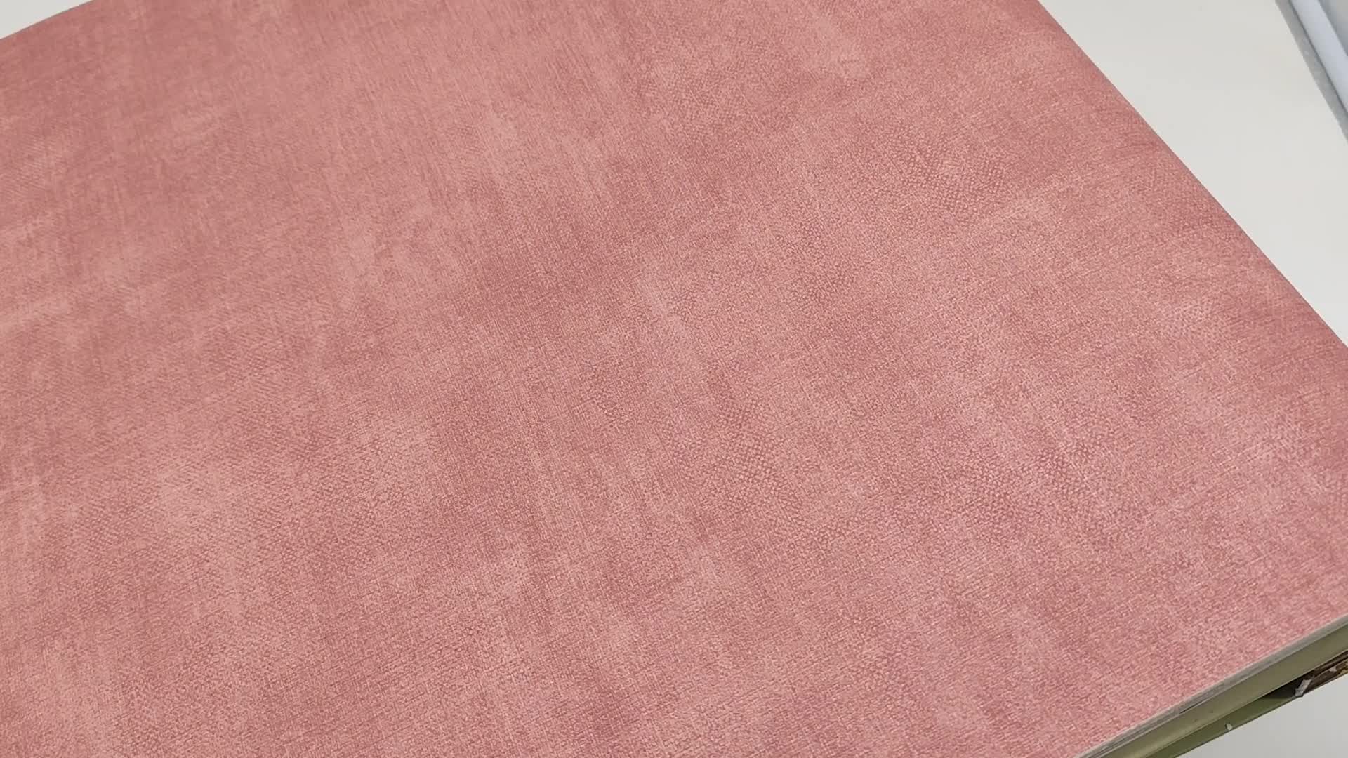 Dekor tapéta mályva színű textil hatású mintával