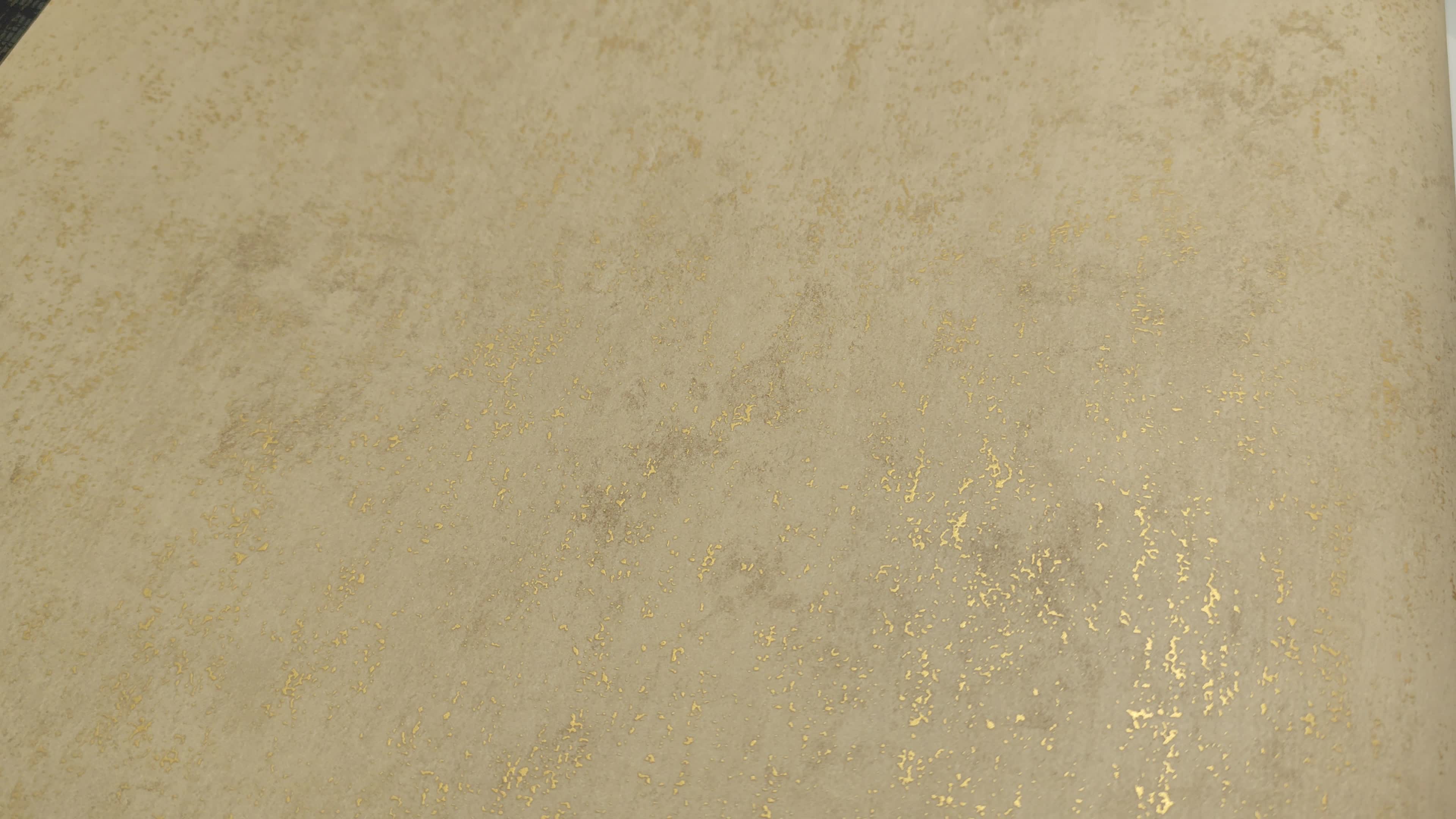 Dekor tapéta elegáns arany koptatott mintával