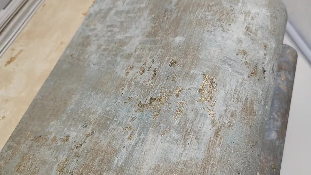 Halványkék dekor tapéta vintage beton mintával