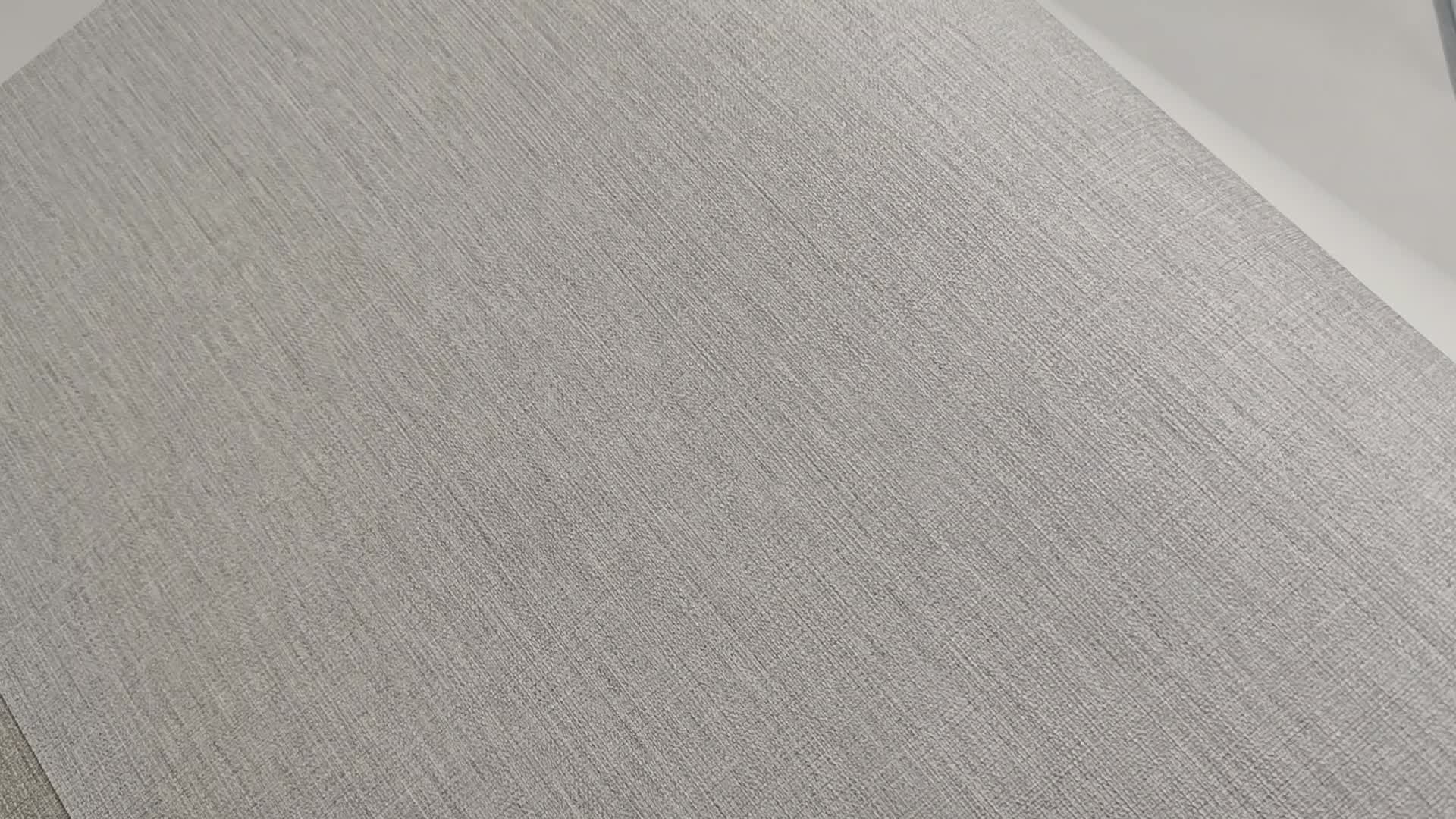 Szürke textil hatású vinyl dekor tapéta