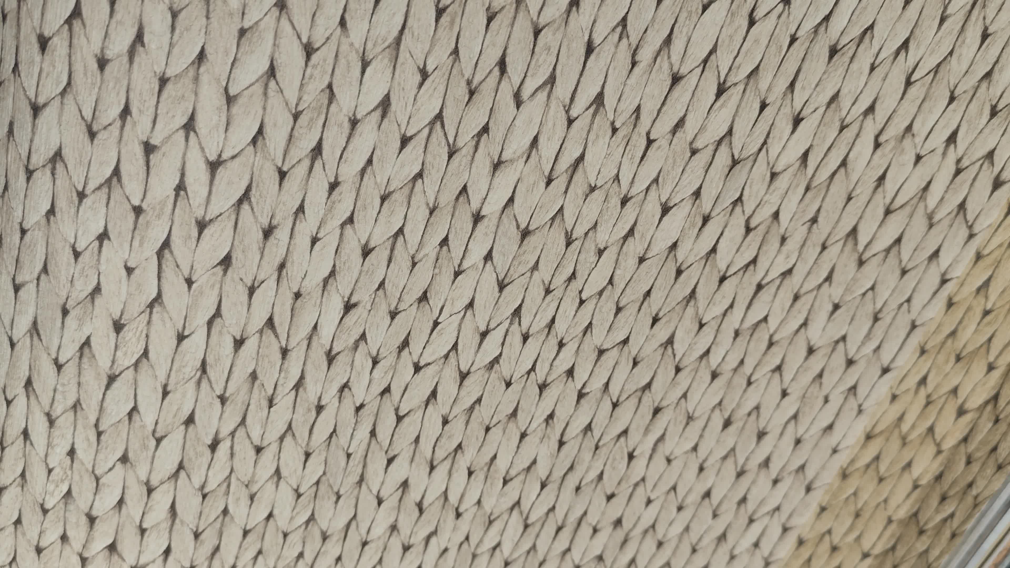 Dekor tapéta barna nád szőtt hatással