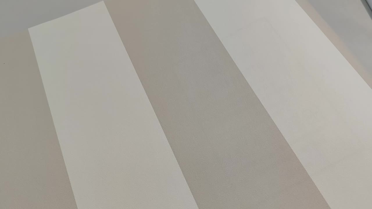 Mosható bohém dekor tapéta homokszínű csíkos mintával