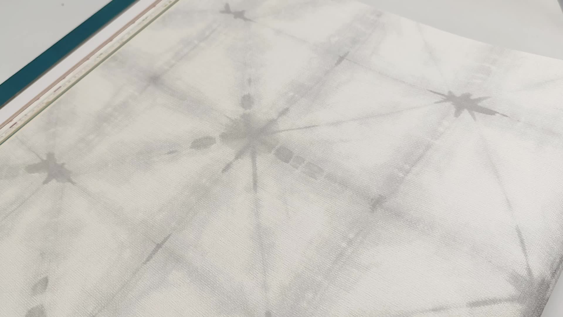 Mosható bohém dekor tapéta szürke csempe mintával