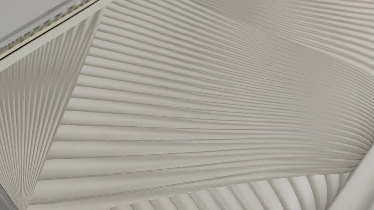 Dekor tapéta melegszürke taupe 3d hatású geometriai mintával