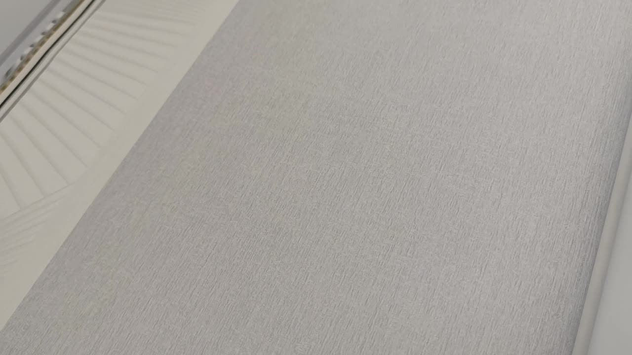 Világos szürke textilhatású egyszínű dekor tapéta