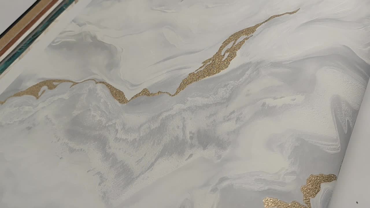 Szürke arany márvány mintás tapéta