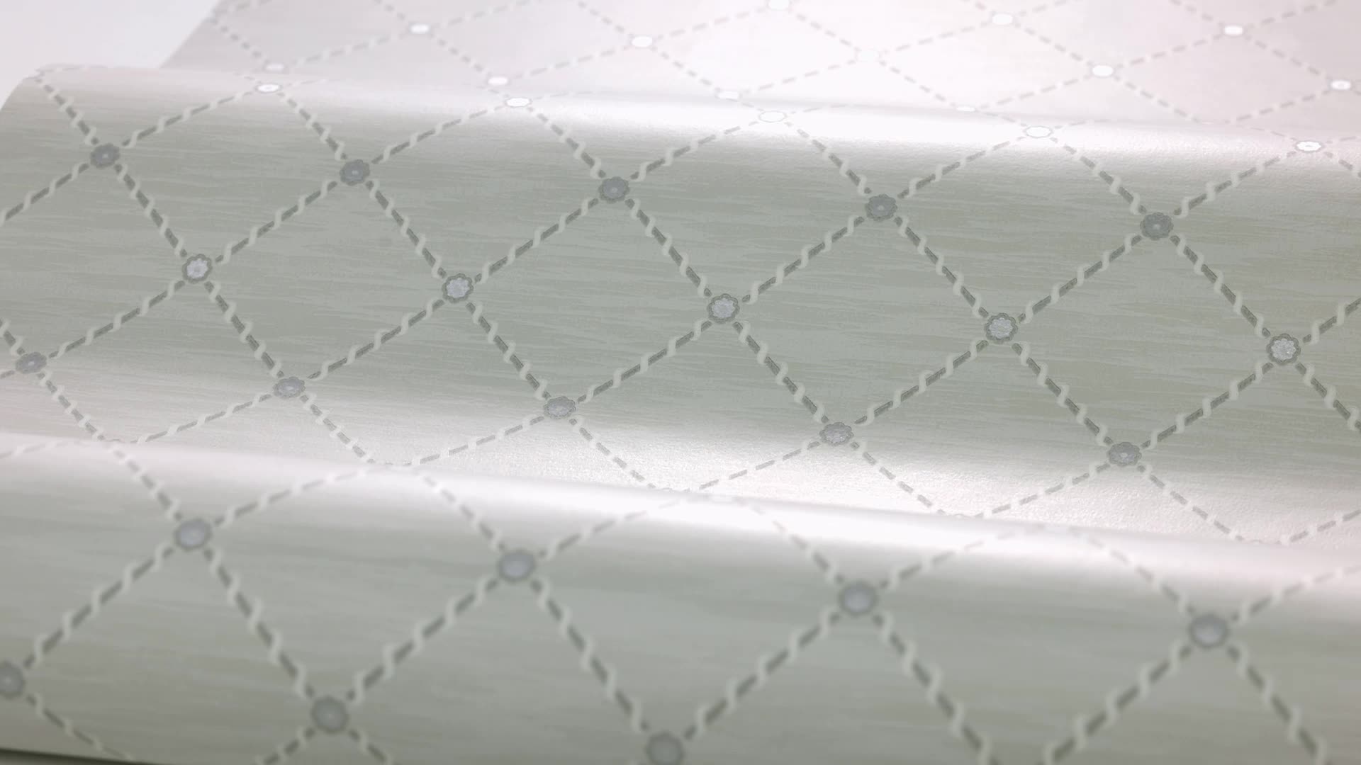 Elegáns mosható dekor tapéta apácarács mintával szürke és ezüst színben