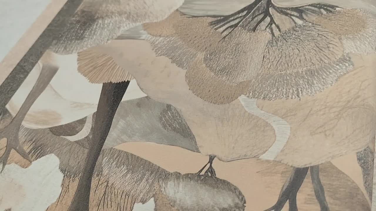 Erdei fa mintás vinyl tapéta festett hatással