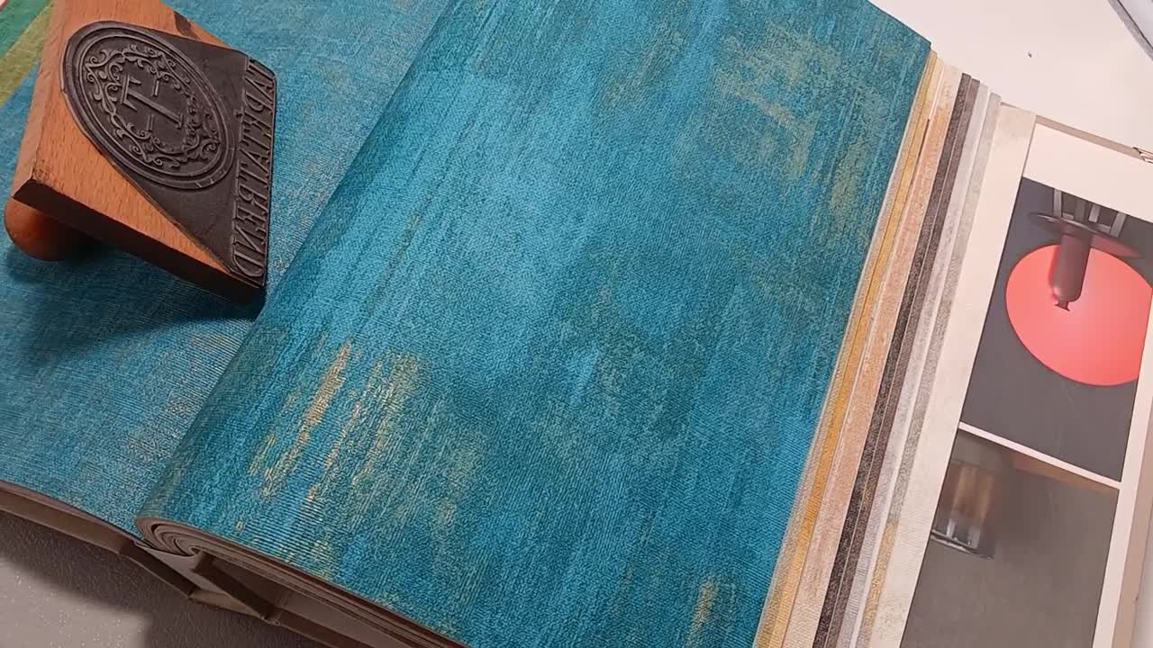 Tükiz koptatott hatású mosható casadeco design tapéta